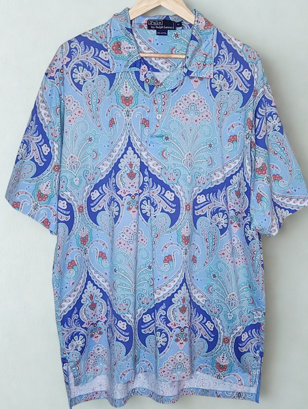POLO RALPH LAUREN Vintage Paisley Printed Polo Shirt